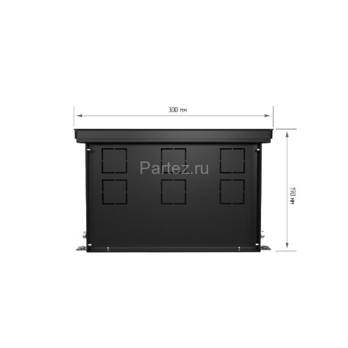 Конвектор внутрипольный Royal Thermo ATRIUM-190/300/2200-DG-U-BL