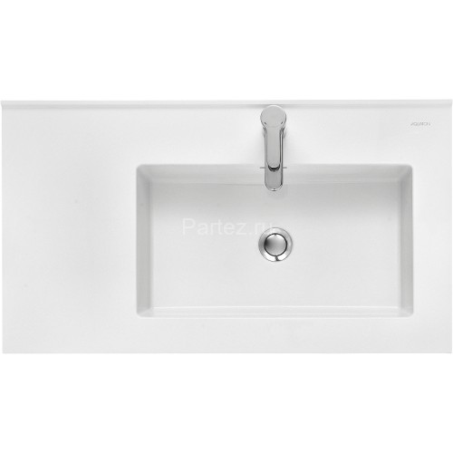 Раковина Aquaton Квадро Про 80 R, правая, белая (1A734331QA01R)