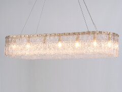 Подвесная люстра Newport 10820/120 brass oval