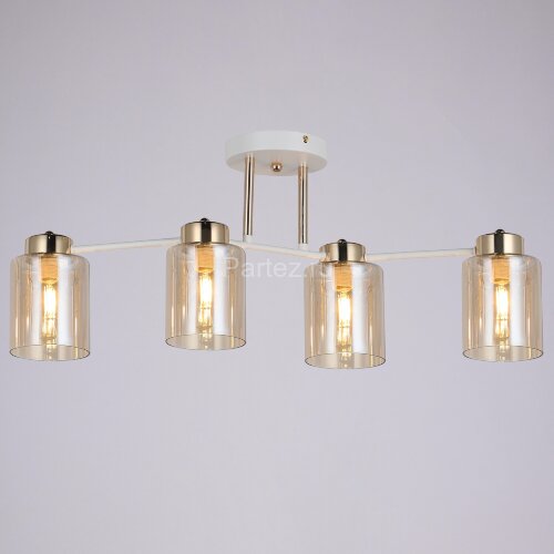 Потолочная люстра ILLUMICO IL6111-4COU-79 WH GD Qui