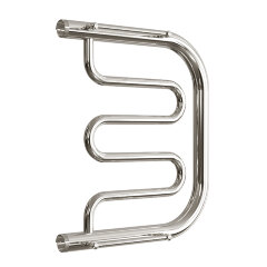 Полотенцесушитель водяной ДВИН D 50/40 c полкой 1"-1/2" К0 полированный (4627086011728)