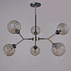 Потолочная люстра ILLUMICO IL0268-6PSQ-79 BK AB