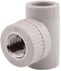 Тройник комбинированный PPR-ВР D25х1/2&quot; Ekoplastik