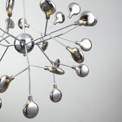 Подвесная люстра Bogate's 554 хром / дымчатый