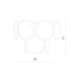 Настенный светильник Divinare 7566/02 AP-1