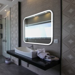 Зеркало AZARIO Стив 1000х800, LED-подсветка с диммером, сенсорный выключатель (ФР-00001304)