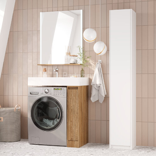 Тумба под раковину Aquaton Лондри 80 без фасада, Дуб Кантри (1A267101LHDY0)