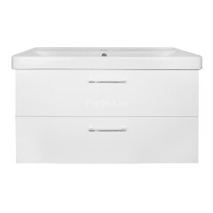 Комплект тумба Azario Ника 90 915х485х570 подвесная с раковиной Monte 90 белый матовый (CS00089922)