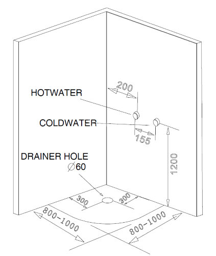 Душевая кабина Loranto CS-6690 F, 90х90х215, поддон 40 см