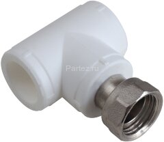 Тройник с накидной гайкой PPR D32х1.1/4&quot; Aquapipe