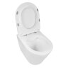 Унитаз подвесной Azario VENTO 360х485х350 безободковый, c быстросьемным сиденьем микролифт (AZ-1046)