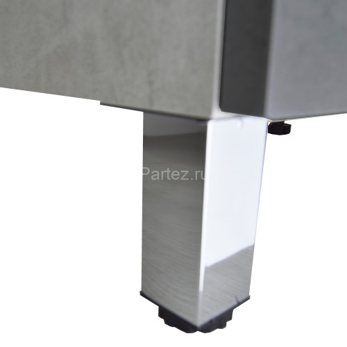 Комплект тумба Loranto Florena 70 710х470х810 напольная, с раковиной Azario Leon, темный бетон (CS00