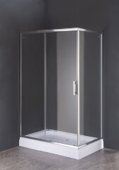 Душевое ограждение Loranto 120х80х195, поддон 13 см (CS-8021S)