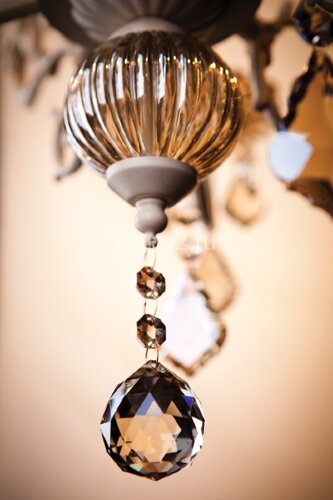 Подвесная люстра Eurosvet 3281/5 белый с золотом