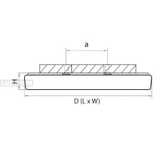 Настенно-потолочный светильник Lightstar 324064