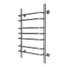 Полотенцесушитель водяной AZARIO FERRARA 500/800 7 секций, нижнее/диагональное подключение, 1/2", хр
