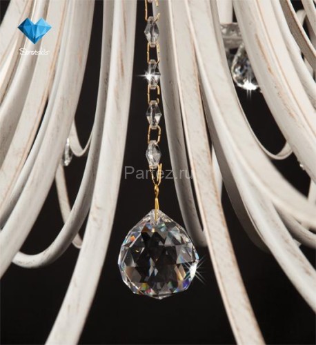 Подвесная люстра Eurosvet 3305/12 белый с золотом