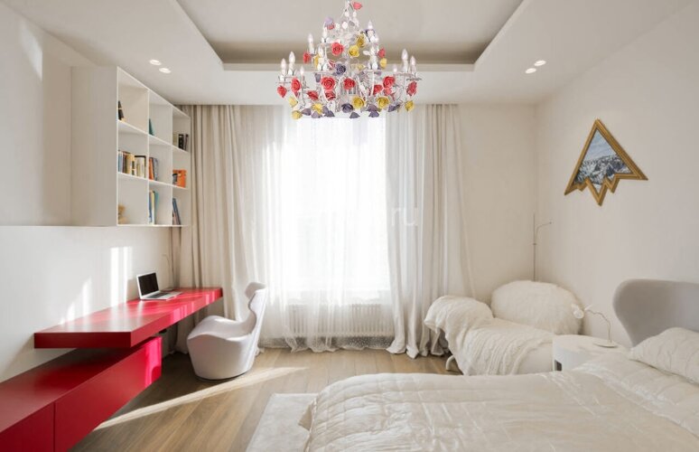 Подвесная люстра Lucia Tucci Fiori di rose 185.10.5