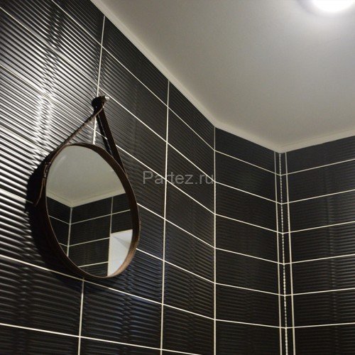 Зеркало AZARIO Капитан D610 c подсветкой и диммером, бесконтактный сенсор, коричн кожа (LED-00002332