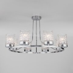 Потолочная люстра Eurosvet 60127/8 хром