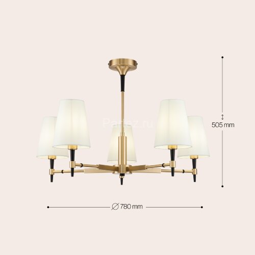 Потолочная люстра Maytoni H001CL-05BS