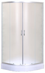 Душевое ограждение Loranto 100х100х195, поддон 13 см (CS-8025S)