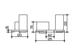 Двойной держатель Keuco Edition 400 со стаканом и дозатором жидкого мыла, хром (11553019000)