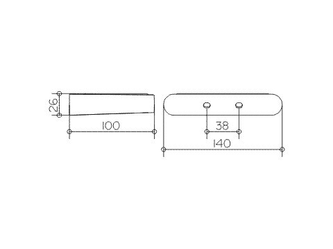 Мыльница Keuco Elegance, Хром (11655019000)