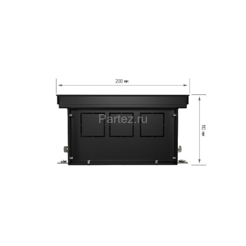 Конвектор внутрипольный Royal Thermo ATRIUM-110/200/1200-DG-U-LB