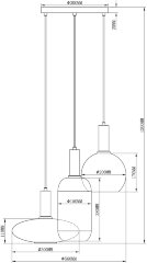 Подвесной светильник Moderli V2892-3P