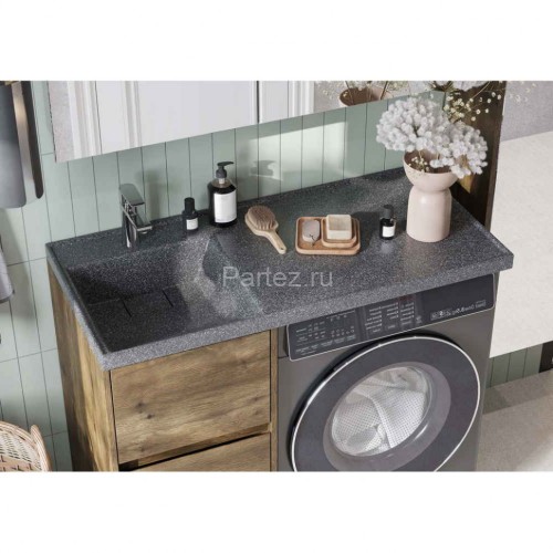 Раковина - столешница AQUATON Лондри 1050, левая, графит (1A72833KLH21L)