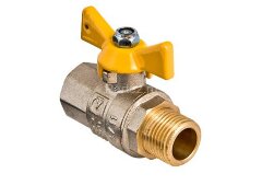 Кран шаровой газовый 1/2" в-н баб. VALTEC VALGAS