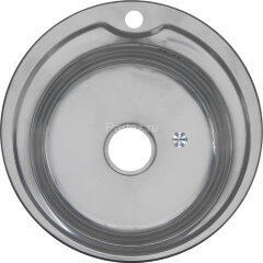 Мойка 510 MELANA 0,6/170 врезная круглая с сифоном (018 tb *16)