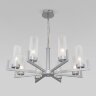 Подвесная люстра Eurosvet 60133/8 серебро
