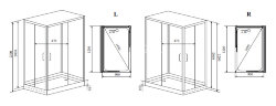 Timo Premium HELKA душевая кабина (90*120*220), шт