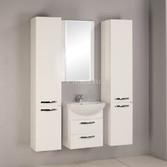 Тумба под раковину AQUATON Ария 50 М, подвесная, белая(1A140001AA010)