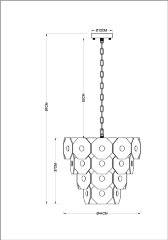 Подвесная люстра Arte Lamp A4069LM-7AB
