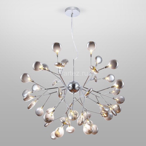 Подвесная люстра Bogate's 555 хром / дымчатый