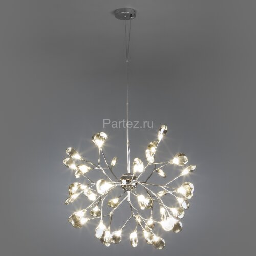 Подвесная люстра Bogate's 555 хром / дымчатый