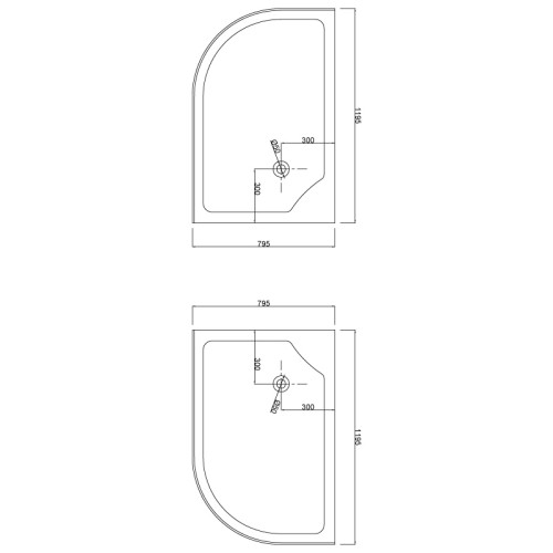 Душевое ограждение Loranto 120х80х195, низкий поддон 13 см, стекло 4мм ( CS-827AL)