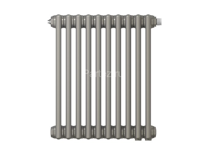 Радиатор трубчатый Zehnder Charleston Retrofit 3057, 10 сек.1/2 ниж.подк. 0325 TL (кроншт.в компл)