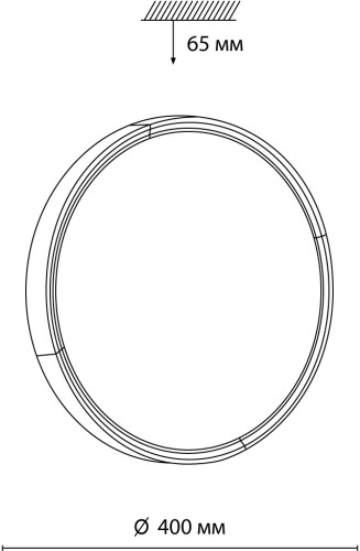 Настенно-потолочный светильник Sonex 7629/DL