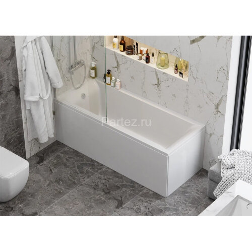 Ванна акриловая VAGNERPLAST VERONELA прямоугольная, 170х75 см, белая (VPBA170VEA2X-04)