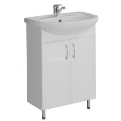 Тумба под раковину AQUATON ОНДА-60 напольная, белая (1A122801ON010)