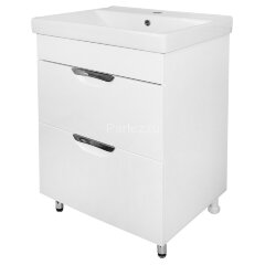 Комплект тумба Стиль- 60/2 Н "Соло" (600х880х480) напольная с раковиной Tempo 60 (CS00091378)