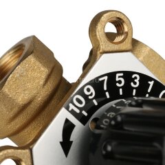 Трехходовой смесительный клапан 3/4" KVs 6 Stout