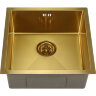 Мойка 4645 MELANA ProfLine 1,2/200 САТИН ЗОЛОТО врезная квадратная D4645HG