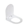 2013S сиденье для унитаза дюропласт с микролифтом, белое MELANA