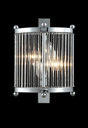 Бра Crystal Lux TADEO AP2 CHROME/TRANSPARENTE
