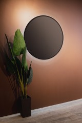 Зеркало AZARIO Monaco-BLACK d770 бесконтактный сенсор, черная рамка (LED-00002770)